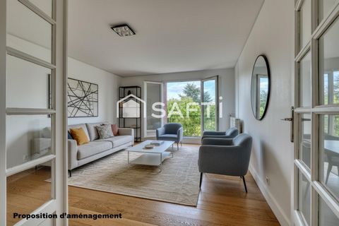 2 pièces au calme avec balcon, cave, box à 12min du RER Le Parc