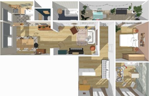 APPARTEMENT ATYPIQUE AVEC COURETTE PRIVATIVE