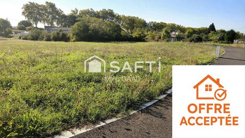 Terrain plat 855 m2 viabilisé libre tout constructeur