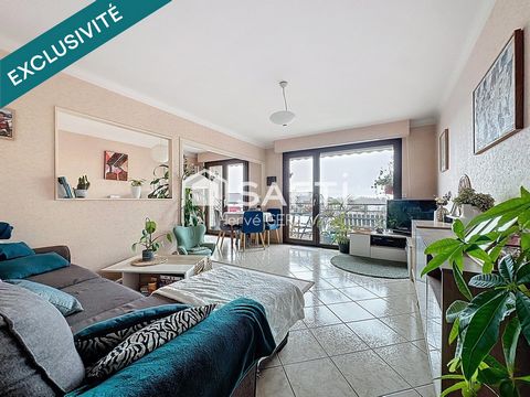 Beau T3/T4 lumineux avec balcon, cave et box fermé