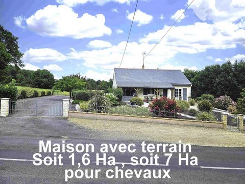 MAISON AVEC 1 Ha 66 ou 7 Ha DE TERRAIN (Idéal pour chevaux)