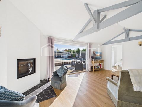 Plain-pied lumineux sur grand terrain avec piscine à d