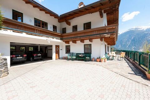 This pleasant apartment in Mayrhofen, Austria, features a terrace and an attractively furnished garden. With 2 bedrooms and space for 6 people, it is ideal for families. Mayrhofen is located 69 km east of Innsbruck. The house is located on a mountain...