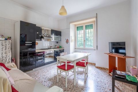 Overlooking Via Apuania, in the quietest area of Piazza Bologna, this first floor apartment offers a welcoming and spacious environment. Consisting of two bedrooms, a bright living room, a kitchen, a bathroom, a storage room and a cellar. This proper...
