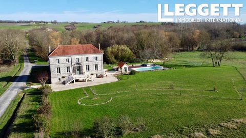 A26990JR17 - Presented in excellent order, this property has just about everything - a three-bedroomed main house with a two bedroomed independent second house with gite potential, in the basement. A new salt water swimming pool, barn space for parki...