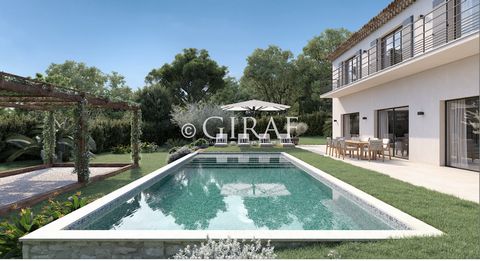 Quality property built on a plot of 1215m2, facing south. For a living area of about 180m2 with a 12m long swimming pool. Villa Arthemis offers 4 suites, a large living room with open kitchen all opening onto a large terrace facing the pool and the g...