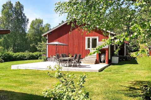 Welcome to a cozy cottage located in an idyllic setting in the countryside 50 meters from a small lake surrounded by beautiful nature in Östergötland. Garden with two large balconies, wood-burning sauna and jacuzzi under the open sky. The cottage is ...