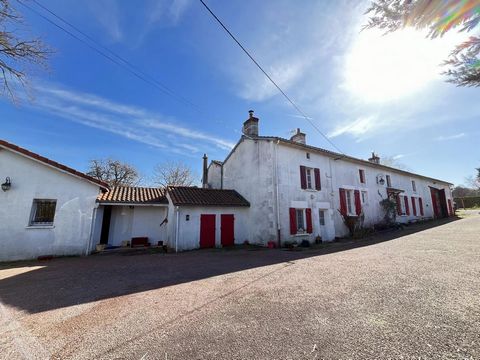 # Huge potential with this character property located less than 10 minutes from Montmorillon, currently 2 properties, but could easily become 3 if required (subject to necessary permissions). The main house has 2 sections to it, which interconnect vi...