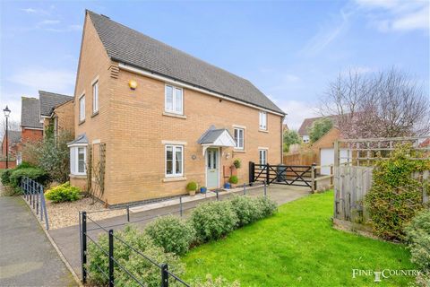 A most comfortable and spacious modern family home stands in a residential development on a no-through, block-paved road in the charming market town of Uppingham. The front door opens into a sizeable hall from which a dual aspect living room leads th...