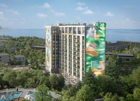 LUXURY 5 INVESTMENT APARTMENT Area 30.96 sq.m. Sea view PRICE 65 326 The sales start in May and currently it's the lowest price Installment plan available 20% down payment Apartment for sale on the 10th floor of a new complex by the hotel chain ACCOR...