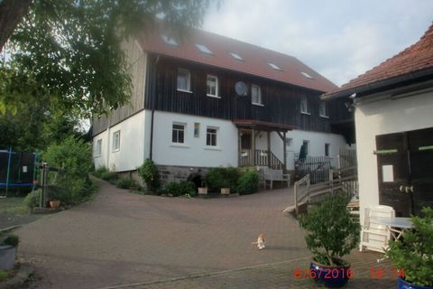 Encantador apartamento de vacaciones en el Rhön. El apartamento vacacional tiene 80 metros cuadrados y tiene capacidad para 6 turistas.