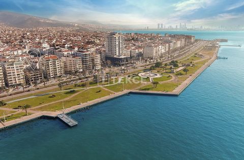 Spacieux Appartements Vue Mer en Bord de Mer à Izmir Bostanli. Les appartements à Izmir Bostanli sont situés à distance de marche de toutes les commodités quotidiennes. Bostanli est l'une des zones ayant la valeur la plus élevée sur le littoral d'Izm...