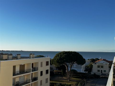 In a luxury residence, very popular, impossible to miss this opportunity. In the Boucanet sector, close to shops and the beach, the location is perfect. On the 5th floor and top floor, with elevator, this 56m2 P3 has many assets, starting with its be...