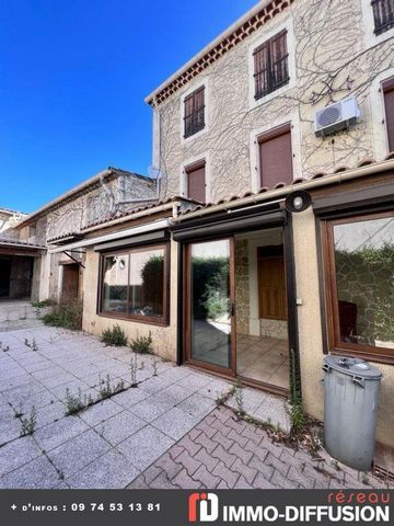 Mandate N°FRP146231 : House approximately 180 m2 including 7 room(s) - 6 bed-rooms - Cour * : 130 m2. - Equipement annex : Terrace, Garage, double vitrage, Fireplace, - chauffage : aucun - Expect some renovation - Class Energy C : 174 kWh.m2.year - M...