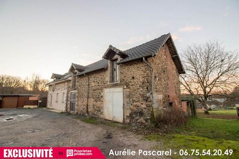 Stone BARN to renovate. Center Bourg Arnac POMPADOUR - Close to all FACILITIES on foot. Total possible living space approximately 140sqm on 2 levels: 85 m2 on the ground floor 55sqm upstairs. ***Possible to make 2 independent accommodations *** FLAT ...