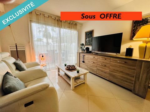 Located in the charming coastal town of Gruissan (11430), this delightful 40 m² one-bedroom apartment offers an ideal living environment between sea and nature. Benefiting from a private garden of 35 m2, it allows you to fully enjoy the art of outdoo...