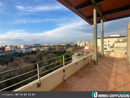 Mandate N°FRP160798 : LIRONDE, Atelier - Loft approximately 143 m2 including 4 room(s) - 3 bed-rooms - Terrace : 63 m2, Sight : Degagee. Built in 2006 - Equipement annex : Terrace, Balcony, Garage, parking, digicode, double vitrage, ascenseur, and Re...