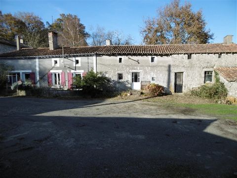 A character property, formally 2 houses (1 habitable and one to restore) or combined into one large house (subject to necessary permissions). Located in a rural hamlet between the towns of St Aubin le Cloud and Secondigny, where there are shops and s...