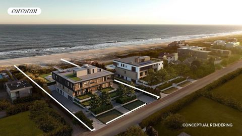 Nestled south of the highway, an unparalleled 1.5-acre haven, graced with 125 feet of direct ocean frontage, offers panoramic vistas of the majestic Atlantic Ocean and pristine white sand beaches. Embark on a journey through time and space, as a magn...