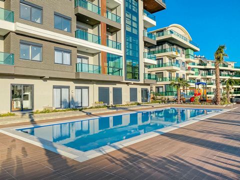 Komplett fertiggestellte Wohnung - Perfektion und Komfort am Meer In Alanya wird ein luxuriöses Apartment mit einem Schlafzimmer angeboten, das sich in einer neuen Wohnanlage befindet, 1800 Meter vom Meer entfernt. Dieses Gehäuse mit tadellosem Inter...