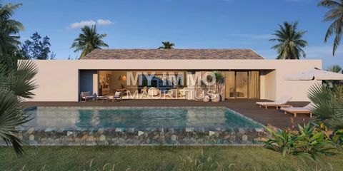 Experience luxury in the heart of the Mont Choisy golf course, right next to the beach. This exclusive single-storey villa for sale off-plan, on a 1022 m² plot, offers 5 en suite bedrooms, a luminous living area with views over the golf course, a ful...