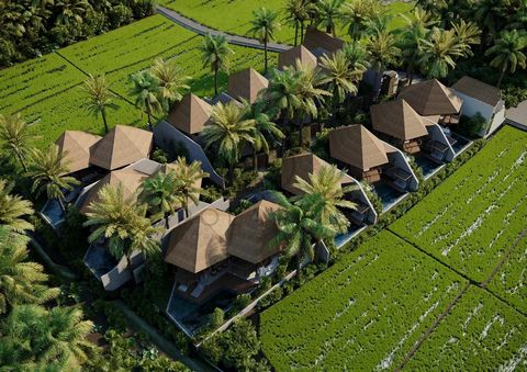 There is only one villa remaining in this beautiful small complex of only 10 villas surrounded by jungle and tropical greenery. Each villa has its own private outside pool area (28m2). This boutique development in Ubud, the cultural and spiritual cen...