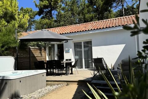 This 65m² holiday home, decorated with an Indian theme, can accommodate up to 8 guests. The accommodation includes three bedrooms with double beds, and a convertible sofa bed in the living room for additional sleeping space. The property is pet-frien...