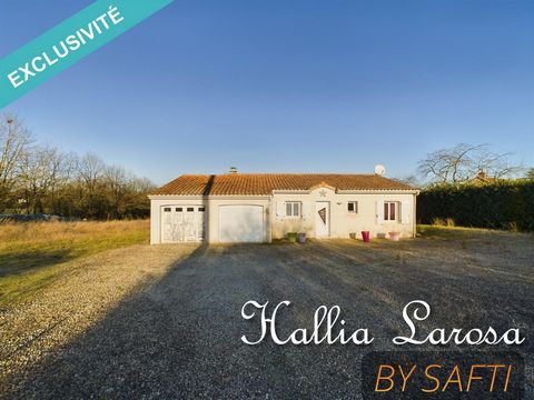 Situated in a peaceful, leafy setting, this single-storey house, built less than 30 years ago, offers 95 m² of living space and all the comforts needed to accommodate a family or lovers of peace and quiet. As soon as you enter, you'll be seduced by t...