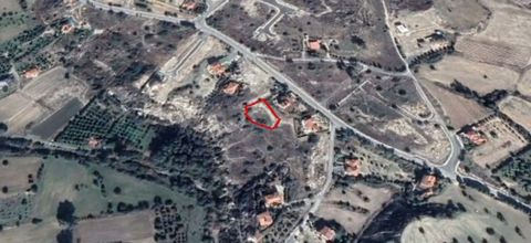 Plot of Land for Sale in Kalavasos, 1000m2, H3 Planning Zone, Building Density 60% Building Coverage 35%, 2 Floors, Height: 8.3m