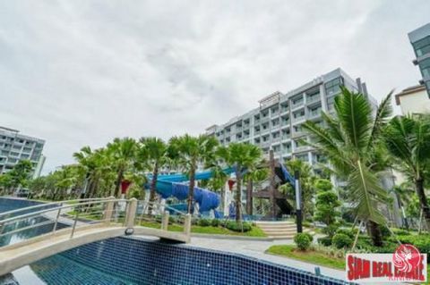 The mega project resort style condominium.It is a place that will make you feel like a vacation resort.New project of residential complex near Jomtien Beach is eight-six buildings surrounding a huge multi-level lagoon pool with water attractions, sun...