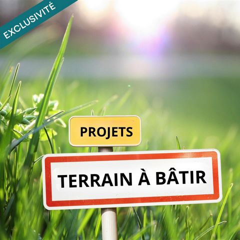 Terrain PLAT à bâtir de 606 M2