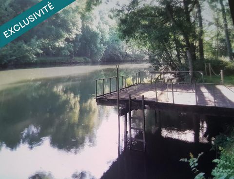 TERRAIN DE LOISIRS EN BORDURE DE L'INDRE
