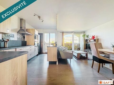 T3 rénové - Vue dégagée, Balcon - Angers Roseraie