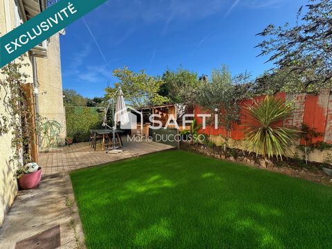 Jolie rénovation, jardin intimiste- vie de village