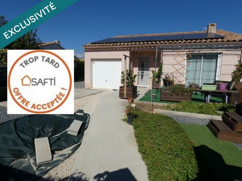 Villa plain pied 4 faces ,90 m², 3 chambres sur terrain arboré de 400 m²