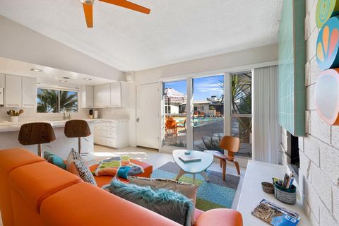 Nestled in the heart of South Palm Springs, Calypso Palms is a mid-century gem, right down the street from the fabled Hotel Trinidad with its iconic Purple Room Supper Club. Originally built as a hotel, formerly called ''Andee Palms,'' the early 1960...