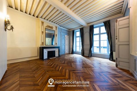 Located in the historic center of Riom a few steps from the clock tower, this apartment of about 184 m2 offers absolute calm and an ideal location. It consists of a large entrance hall of 16 m2 opening onto a living room overlooking a common south-fa...