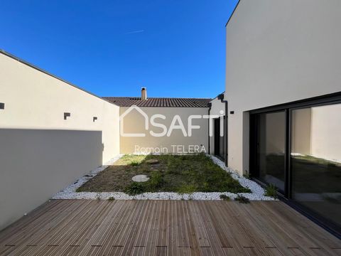 Ideally located in the heart of Bègles, a two-minute walk from the Calais-Catujean tramway and close to all amenities, come and discover this new 120 m² house, with a garage and a 50 m² garden. Inside, you will have an entrance, a large living room w...