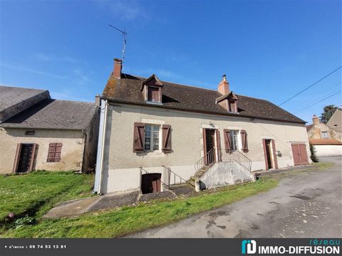 Mandate N°FRP111329 : Farmhouse for sale 7km from Boussac on about 4ha of land with possibility of additional land. The set consists of a dwelling house of 76.60 m2 with dependence of 20 m2 in the suite and convertible attic, then a house of 48m2 and...