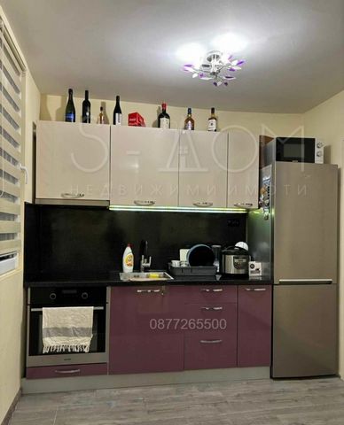 Property reference number 100004 S-DOM sells a furnished apartment after major renovation consisting of a living room with a kitchen, a bedroom, a bathroom with a toilet, a corridor. ✅ The apartment is equipped with all the necessary electrical wirin...