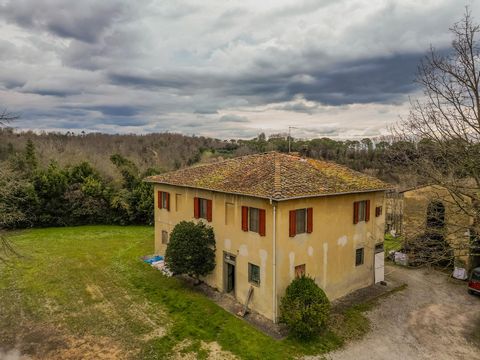 This property stands out not only for its quiet location but also for its good connections, with Florence and the sea just 30 minutes away. The property consists of two buildings: the residential house on two floors with three bedrooms and two bathro...