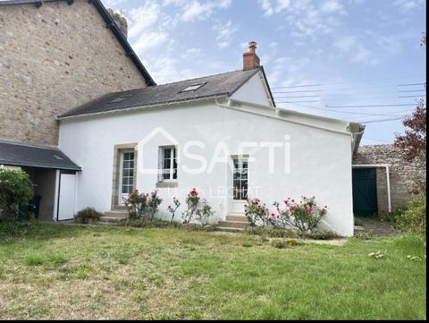 In a quiet environment, close to shops and the city center, come and discover this charming house of 76 m2. The ground floor consists of a living room with fireplace, a bedroom, a kitchen and a bathroom with toilet. On the first floor a large attic r...