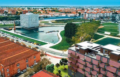 To live in the Elsa Building is to wake up every day with your eyes set on the Ria de Aveiro. The development is located in the heart of the city - Cais da Fonte Nova. A residential project marked by centrality and comfort, with balconies in the vari...