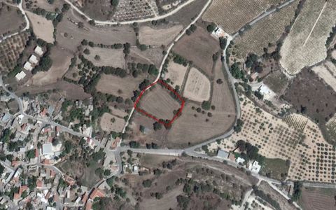 This plot is a field in Fyti, Paphos. The asset totals 3,679sqm have a regular shape with an even surface and benefits from a road frontage of 64m along its northwest border. The immediate area comprises some residential developments and undeveloped ...