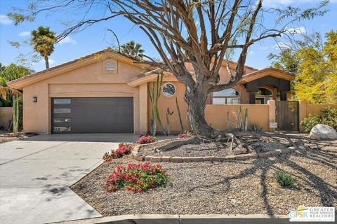 Welcome to luxury living in this beautiful Palm Springs home located in Gene Autry Neighborhood. Built-in 2002, this 4-bed, 2-bath residence spans 2275 square feet and features a two-car garage. The home boasts vaulted ceilings, recessed lighting, an...