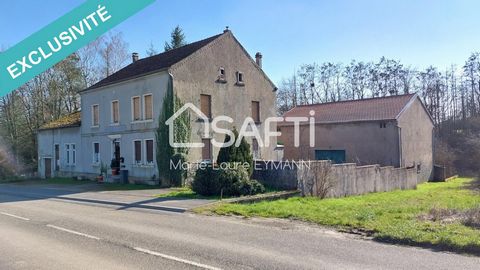 Exclusively, in the town of Grinforff-Bizing, 16km from the Luxembourg border (Schengen) and the German border (Perl), Marie-Laure EYMANN invites you to discover this real estate complex away from the village, consisting of a village house, an outbui...