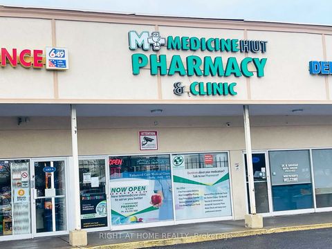 Amazing Opportunity To Own Establish Pharmacy In High Traffic Neighbourhood Plaza, Visible From Brimley Rd. Lots Of Visitor Parking. The Space (1,100 SqFt ) Is Wonderfully Designed And Features Modern High-End Finishes, Tall Ceilings, And Well Equipp...