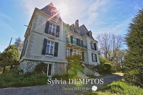 Imposing on its 4He1612 of lush park, this castle offers a haven of peace between the picturesque towns of Salies de Béarn and Orthez, as well as just 45 minutes from the enchanting beaches of the Basque coast. Surrounded by century-old, exotic trees...