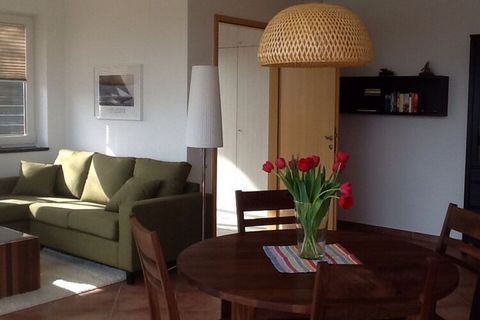 Comfortable and modern: this is our holiday apartment. The holiday apartment is 70 square meters, all windows/terrace face the lake and can accommodate up to 3 holidaymakers. It is located in a very quiet location in Rurberg. own parking space at the...