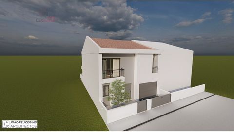 Grundstück zum Verkauf, für den Bau eines Hauses, in Montijo Städtisches Grundstück mit einer Gesamtfläche von 144m2 und einer bebaubaren Fläche von 206m², mit einem Projekt für den Bau eines unglaublichen Einfamilienhauses. Das Hotel liegt in einer ...